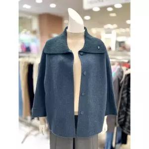 소고 세이브존01 니트 카라 울 하프 코트 TH4HA02 (23616420)