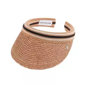 [헬렌카민스키][헬렌 카민스키] SS26 여성 비앙카8 바이저 햇 HAT52203 NOUGAT BLACK STRIPE _SSG