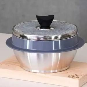 키친아트 RH83VU70 돌솥 냄비 가마솥 자연석 곱돌솥 뚝배기 2인