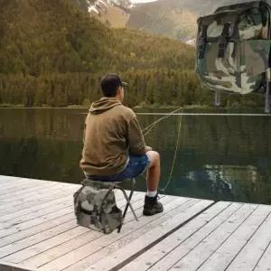 편의성 낚시 가방 의자 캠핑 아웃도어 넉넉한 수납공간으로 소지품을 효율적으로 보관      RAM