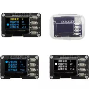 0.96인치 OLED 디스플레이 화면 흰색/파란색 12864 화면 모듈매트릭스 4 키 인터페이스 키보드 IIC SSD1315