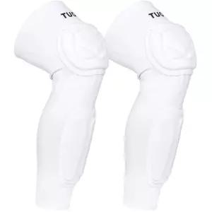 다이얼루돈 패딩 무릎 종아리 압박 패드 긴 다리 소매 축구 농구 배구 신 브레이스 이중 충돌 방지 및