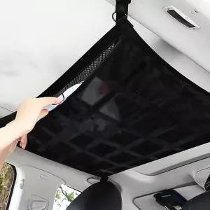 캠핑 차박 길이조절 차량 수납망 망사 주머니 웨빙 차량수납함