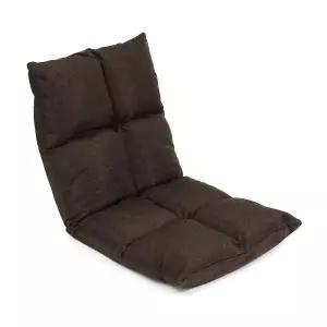 좌식쇼파 다크브라운 접이식 접는 바닥 앉아서쓰는 접이식 각도조절