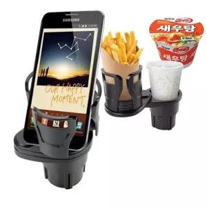 [RIZPICK]차량용 거치대겸용 차량용컵홀더 컵라면홀더 차량선정리 bmw컵홀더