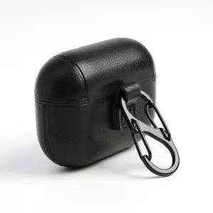 에어팟프로 케이스 가죽 블랙 방지 인조 말랑말랑 인조 충격 오염 휴대 LED