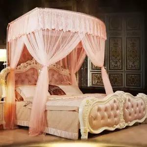 침대 모기장 180x220cm 피치 인테리어 대형 이쁜 침실 공주방 침실 캐노피