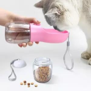 산책 물병 강아지 소형 휴대용 물통 외출 300ml 강아지물병 강아지물통