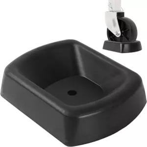 ARPRO 잭 휠 초크 스태빌라이저 대형 고무 여행 트레일러 캐스터 도크 6인치 싱글 스토퍼 보트 RV 및