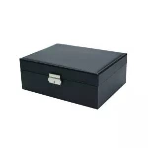 bns 블랙 2단 악세서리 정리함 케이스 주얼리/보관함/보석함/귀걸이/목걸이