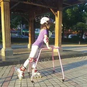 스케이트 손잡이 보행 초보자 주행 드리프트 운동 연습 훈련 지지대