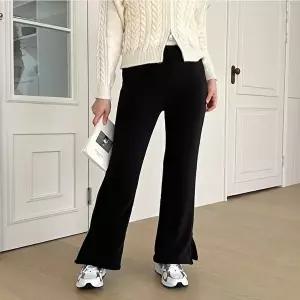 여성 융털 안감 기모바지 부츠컷 슬림핏 방한 팬츠 (HSJ-WD8B7A0)