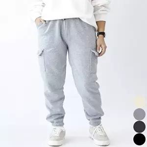 여성 겨울 조거바지 밴딩 카고팬츠 건빵 트레이닝팬츠 (HSJ-WD8EC6B)