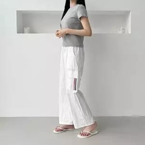 리어싱 허리밴딩 여름 바스락 카고팬츠 SD-250611 (HSJ-WFIUCOM)