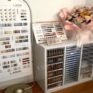 네일샵수납장 매니큐어 파일 수납함