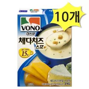 보노 컵스프 체다치즈스프 63g x 10개 간편식 아침대용      RAM