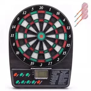 소형 벽걸이 전자 다트 게임 보드게임 다트핀 포함