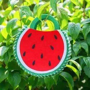 펠트 여름 수박가방 만들기