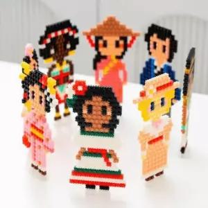 디폼블럭 8mm 다문화 만들기