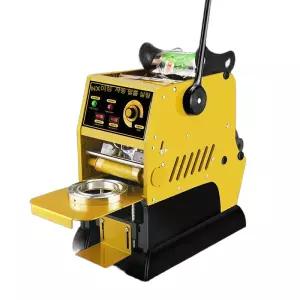 산업용 반자동 컵실링기 플라스틱컵 카페 포장실링 밀봉 음료실링 기계 캡핑기 생과일쥬스