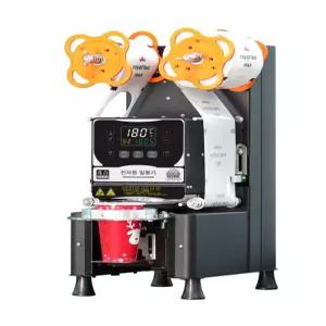 자동 컵 밀봉기 전용 머신 밀폐 열접착 포장 카페용 장비 테이크아웃 음료 실링 상업용