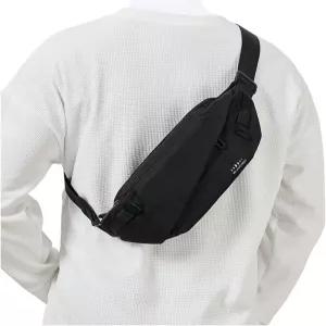 남성 크로스바디백용 패니 팩 여성용 슬링백 러닝 스포츠 하이킹 사이클링 여행 워킹을 위한 조절 가능한