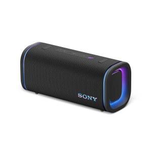 소니 ULT 필드 5 무선 휴대용 블루투스 스피커 IP67 방수 방진 및 방청 기능이 강화된 베이스 25시간 배터리 360 파티 라이트 어깨 스트랩(SRSULT50B) 블랙