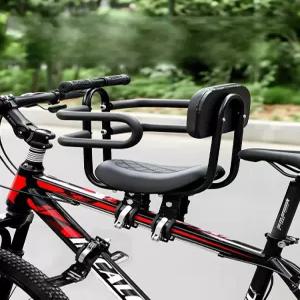 자전거 보조의자 앞좌석 전기 산악 오토바이 손잡이 쿠션 안전 페달 전면 보조 스툴 팔걸이