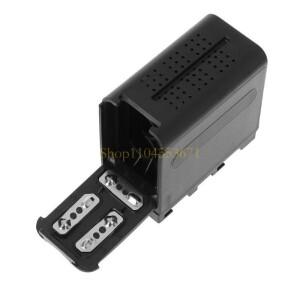 6pcs AA 배터리 케이스 팩 LED 비디오 라이트 패널용 NP-F NP-970   홀더 전원/