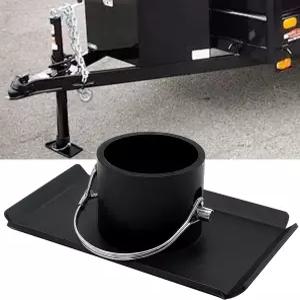 캠프 트레일러 보트 히치 캠핑카 RV A프레임 등을 위한 핀 베이스 핏이 있는 제미가드 잭 풋 플레이트