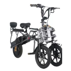 역삼륜 전기자전거 세발 농업용 충전식 바이크 출퇴근 스쿠터 접이식 전동 어르신 여성 이동