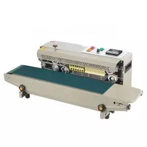 식품 밀봉기 씰링기 날짜각인 비닐접착기 드립백 밴드실러 수평밀봉