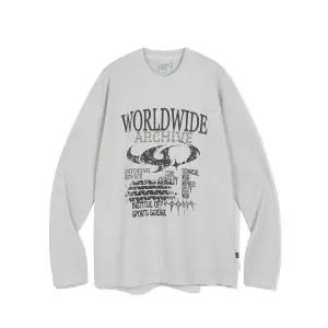 매장정품 코드그라피 CGP 피그먼트 월드와이드 ARC 로고 롱슬리브_그레이 CBDUUTL003GR 689530