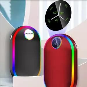 충전식 손난로 LED 보조배터리 무지개