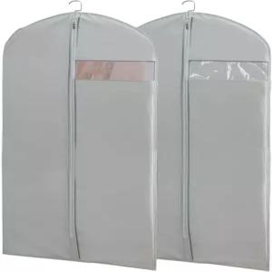 가운용 드레스백 롱 65인치 클리어 의류 가방2개 세트 23.3인치 X