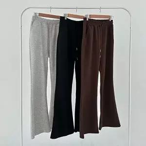 코튼 백포켓 무지 바지 부츠컷 트레이닝팬츠 (HSJ-WFITB43)