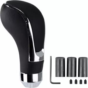 XUKEY 기어 시프터 노브 범용 가죽 자동 자동차 스틱 레버 커버