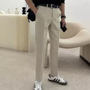 [osjarak]남자 링클프리 슬림 일자핏 댄디룩 세미정장 슬랙스_P354887053