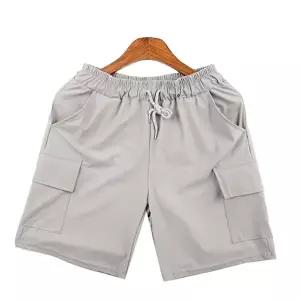 스판 밴딩 카고 반바지 남여공용 빅사이즈 사팡스판 (HSJ-WB63E9D)