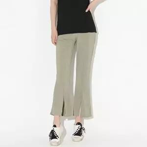 찰랑 슬림핏 밴딩 슬림 부츠컷 골지 절개 트레이닝복 (HSJ-WB63EBC)