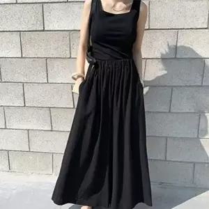 예쁜 파스텔 치마바지 와이드 쿨팬츠 홈웨어 밴딩팬츠 (HSJ-WF25EF3)