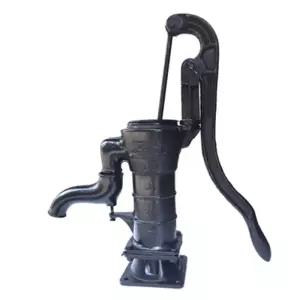 시골 양수기 작두 펌프 옛날 우물 지하수 농사용 수동 연못 주철 재래식 마중물