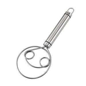 스텐밀가루믹서 듀얼코일 거품기 수동반죽비빔국수기 베이킹도구