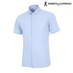 [Roberta di Camerino]폴리 100 트리코트 프린트 슬림핏 반소매 셔츠 RP2 251 2_P395138919