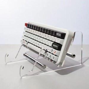 키보드 디스플레이 스탠드 컴퓨터용 트레이 투명 기계식 홀더 레이어