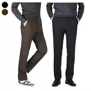 [리빌모아]남자 겨울 캐주얼 패턴 기모 면바지 캐주얼 팬츠 LV-L-PT-707