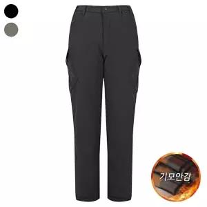 [리빌모아]남자 겨울 한겨울 기모 캐주얼 슬랙스 방한바지 IE-L-PT-4001-검정