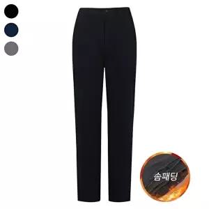 [리빌모아]남자 겨울 방한용 캐주얼 슬랙스 패딩 솜바지 IE-L-PT-4005-블랙