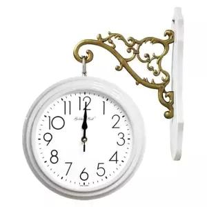 양면 인테리어 벽걸이 시계 화이트 크기 미상 국산