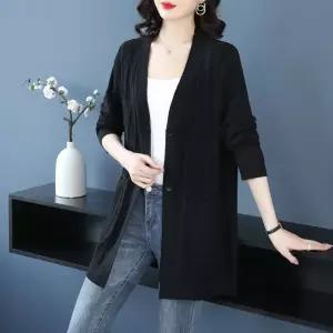 니트 여성용 롱 가을 봄 스웨터 아우터 기장 가디건 러블리 카디건 다올3